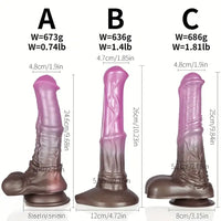 9.68in 9.84in 10.23in Soft Silicone Animal Horse Big Cock Dildo For Sex