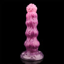 9.68in Inflatable Silicone Soft Big Fantasy Odd Dildo Penis Simulator