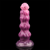 9.68in Inflatable Silicone Soft Big Fantasy Odd Dildo Penis Simulator