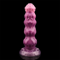 9.68in Inflatable Silicone Soft Big Fantasy Odd Dildo Penis Simulator