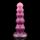 9.68in Inflatable Silicone Soft Big Fantasy Odd Dildo Penis Simulator