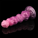 9.68in Inflatable Silicone Soft Big Fantasy Odd Dildo Penis Simulator