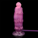 9.68in Inflatable Silicone Soft Big Fantasy Odd Dildo Penis Simulator