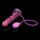 9.68in Inflatable Silicone Soft Big Fantasy Odd Dildo Penis Simulator