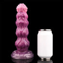 9.68in Inflatable Silicone Soft Big Fantasy Odd Dildo Penis Simulator