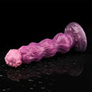 9.68in Inflatable Silicone Soft Big Fantasy Odd Dildo Penis Simulator