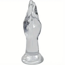 9.6in Big Clear Fist Hand Dildo Adult Sex Toy For Anal Fisting Sex