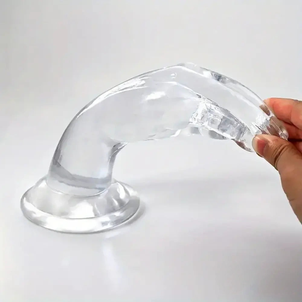 9.6in Big Clear Fist Hand Dildo Adult Sex Toy For Anal Fisting Sex