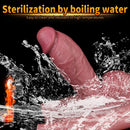 9.6in Hollow Leather Pants Strap on Dildo Liquid Silicone Dildo Sex Toy