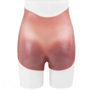 9.6in Hollow Leather Pants Strap on Dildo Liquid Silicone Dildo Sex Toy