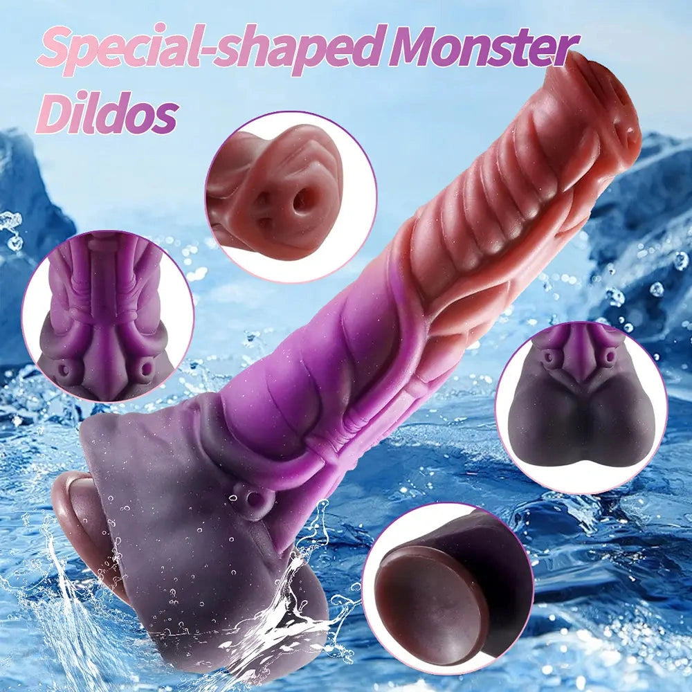 9.6in Horse Cock Fantasy Monster Big Dildo For Stimulation Expansion