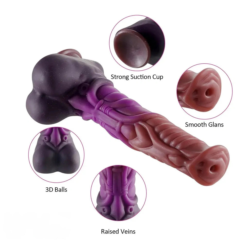 9.6in Horse Cock Fantasy Monster Big Dildo For Stimulation Expansion
