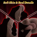 9.6in Male Dildo Sex Doll Torso With Flexible Dildo Realistic Big Cock