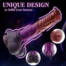 9.6in Realistic Horse Silicone Giant Fantasy Dildo For Anal Stimulation