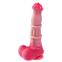 9.6in Silicone Big Soft Horse Cock Animal Dildo For Hands-free Play