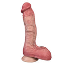 9.72in Double-layer Liquid Silicone Skin-like Soft Big Real Dildo For Women