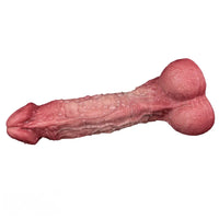 9.72in Double-layer Liquid Silicone Skin-like Soft Big Real Dildo For Women