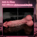 9.72in Double-layer Liquid Silicone Skin-like Soft Big Real Dildo For Women