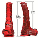 9.72in Realistic Horse Silicone Monster Cock Animal Big Penis Dildo