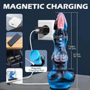9.72in Thrusting Dragon Monster Fantasy 4IN1 Knot Dildo Vibrating Heating
