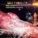 9.76in Knotted Monster Animal Double Layer Silicone Dildo For Stimulation