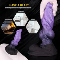 9.76in Monster Silicone Knot Ultra Soft Dildo For Men G Spot Stimulator