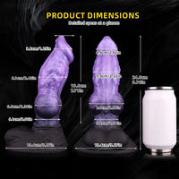 9.76in Monster Silicone Knot Ultra Soft Dildo For Men G Spot Stimulator