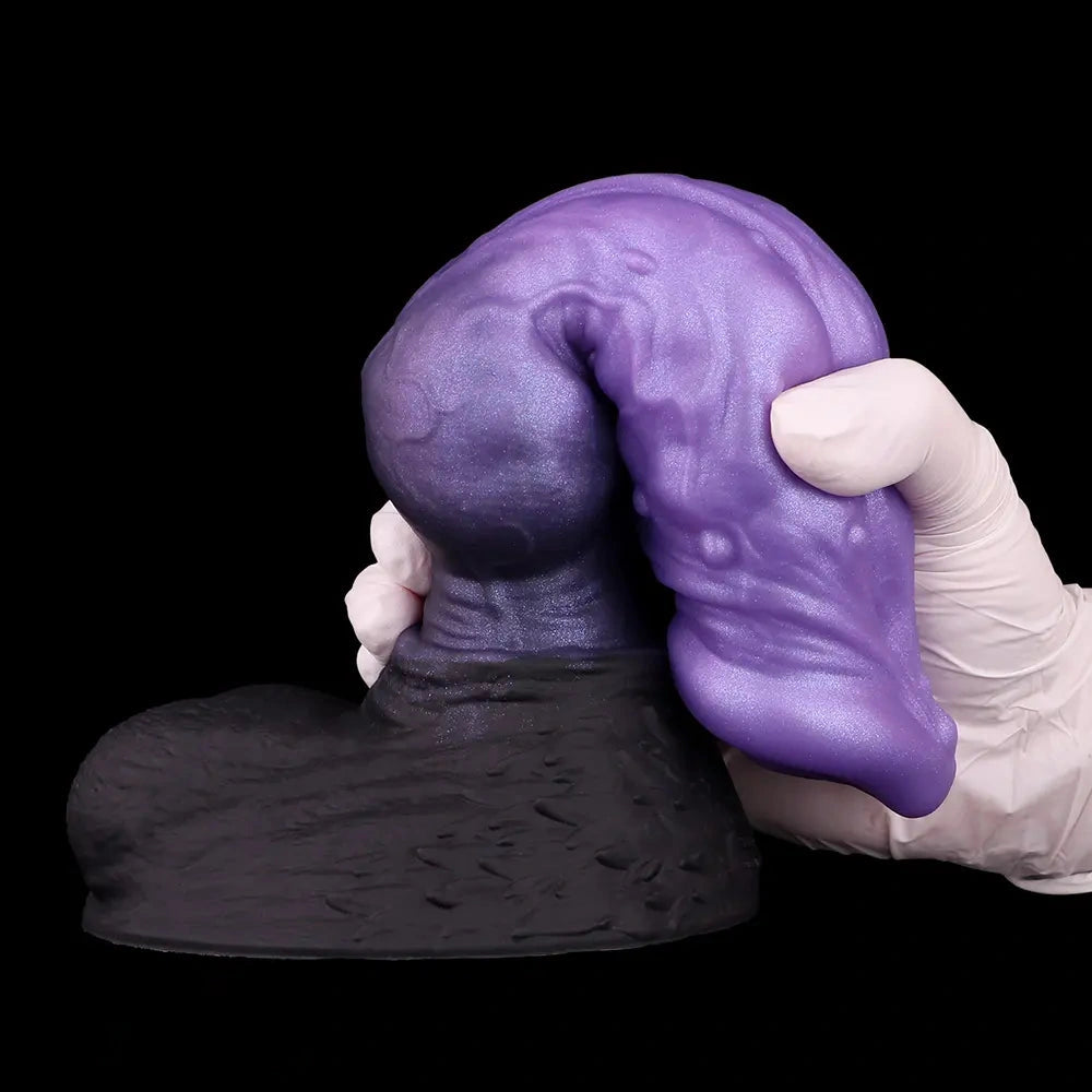 9.76in Monster Silicone Knot Ultra Soft Dildo For Men G Spot Stimulator