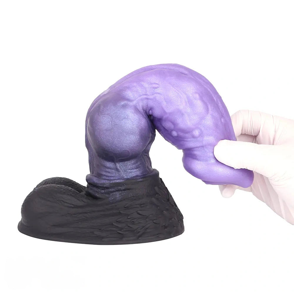 9.76in Monster Silicone Knot Ultra Soft Dildo For Men G Spot Stimulator
