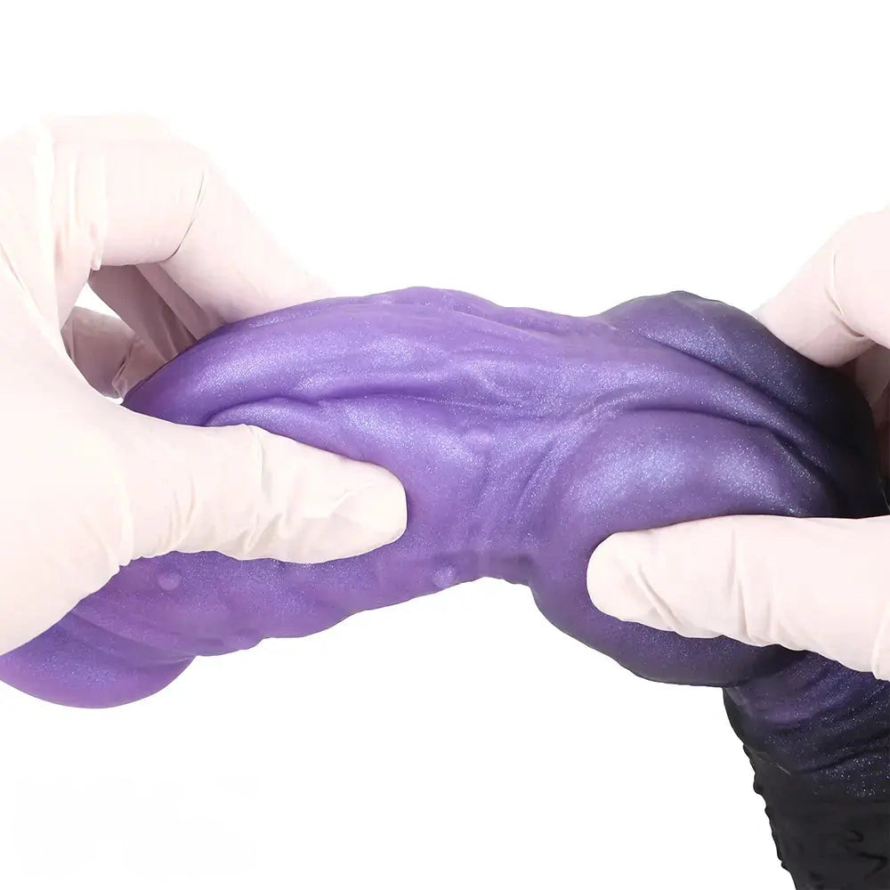 9.76in Monster Silicone Knot Ultra Soft Dildo For Men G Spot Stimulator