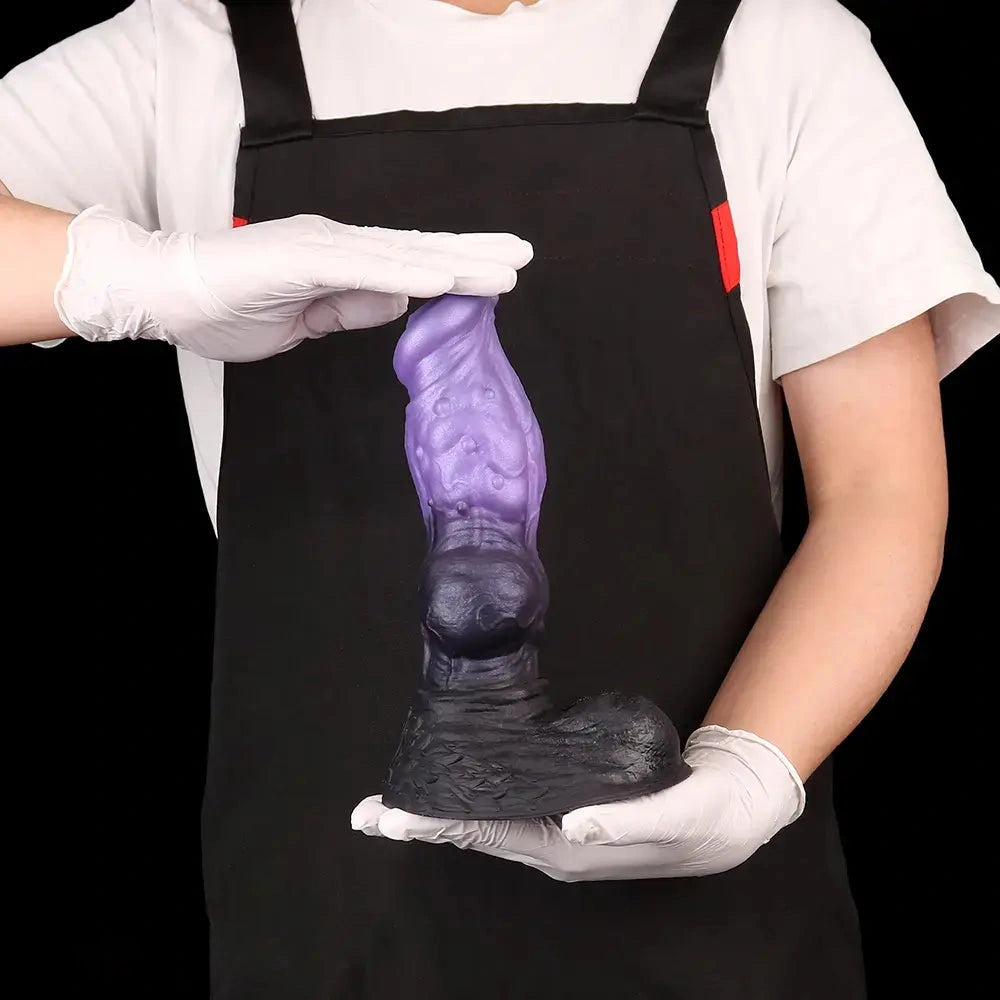 9.76in Monster Silicone Knot Ultra Soft Dildo For Men G Spot Stimulator