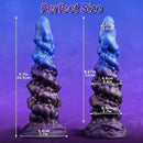 9.7in Monster Fantasy Silicone Big Dildo With Powerful Suction Cup