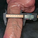 9.84in 11.02in 11.81in Strap on Soft Realistic Big Cock Dildo Easy to Clean