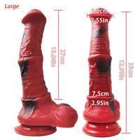 9.84in 11.22in 12.99in Silicone Horse Dildo Large Anal Dildo For Sex