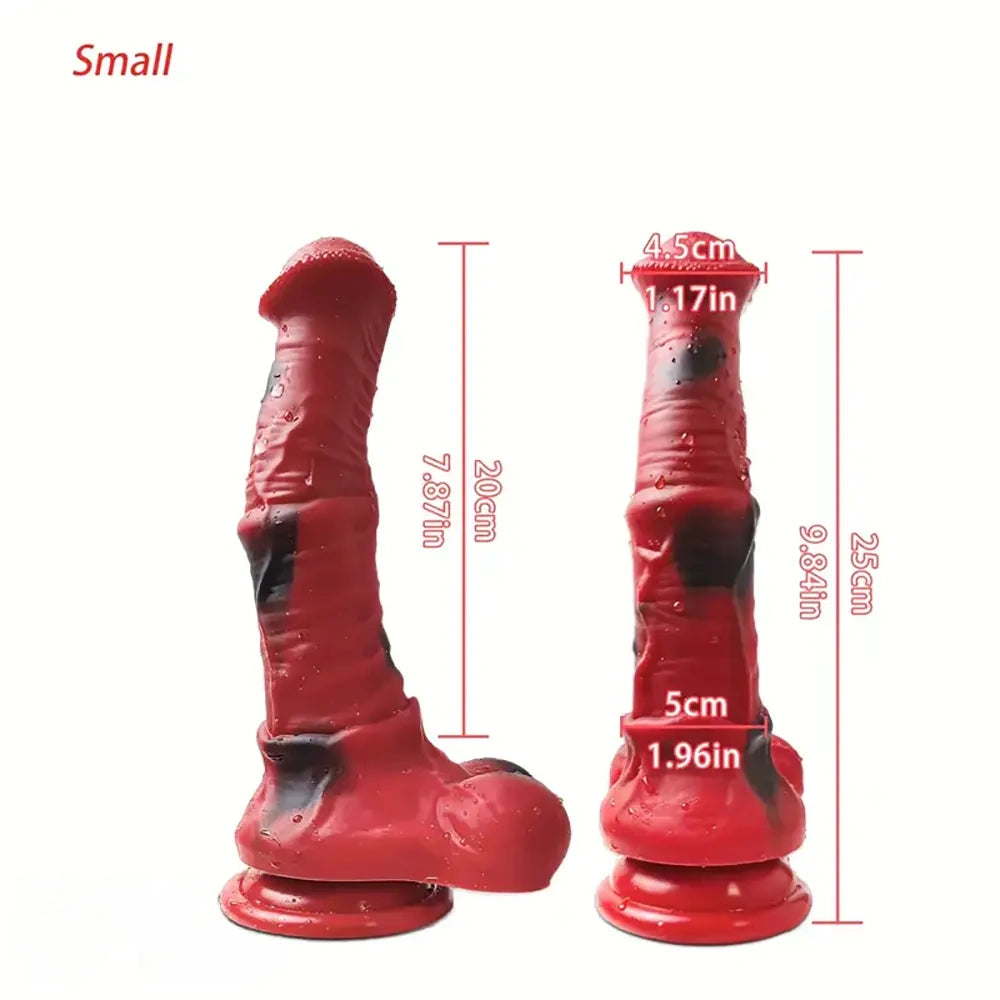 9.84in 11.22in 12.99in Silicone Horse Dildo Large Anal Dildo For Sex