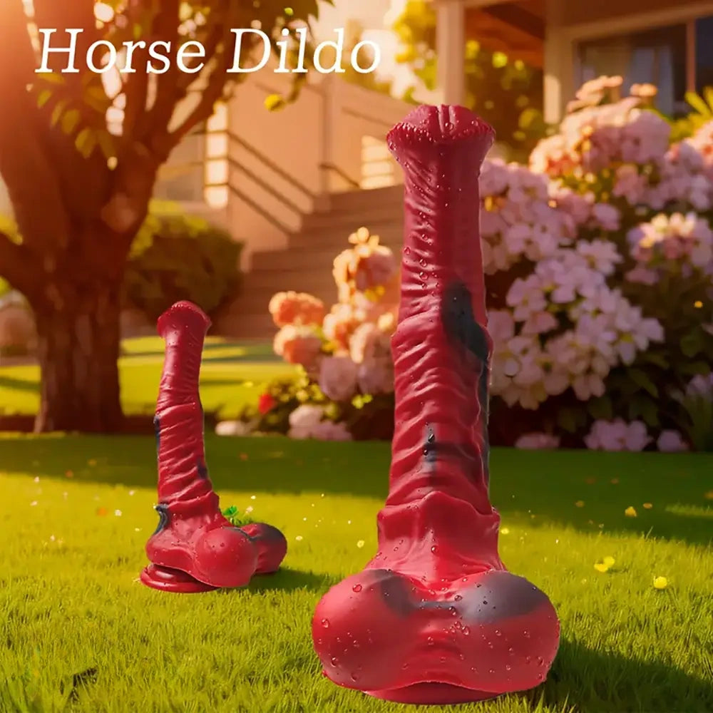 9.84in 11.22in 12.99in Silicone Horse Dildo Large Anal Dildo For Sex