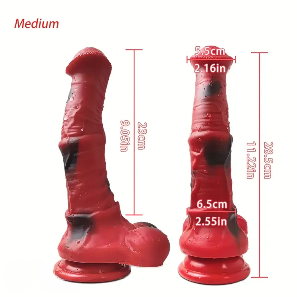 9.84in 11.22in 12.99in Silicone Horse Dildo Large Anal Dildo For Sex