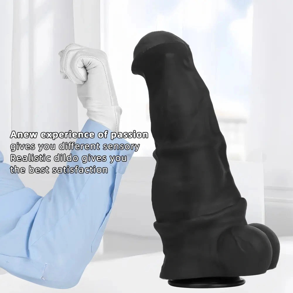 9.84in 11.22in 12in 13.38in 14.17in Extra Large Thick Penis Horse Dildo