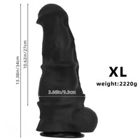 9.84in 11.22in 12in 13.38in 14.17in Extra Large Thick Penis Horse Dildo