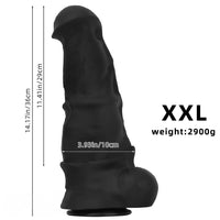 9.84in 11.22in 12in 13.38in 14.17in Extra Large Thick Penis Horse Dildo