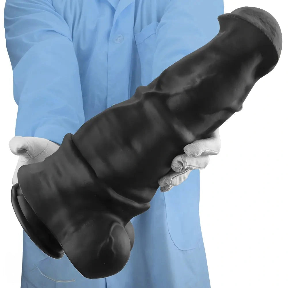 9.84in 11.22in 12in 13.38in 14.17in Extra Large Thick Penis Horse Dildo