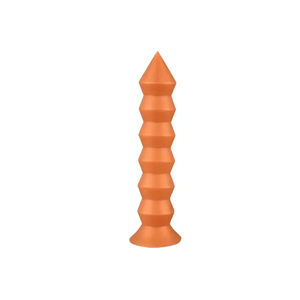 9.84in 11.81in 13.78in Thread Spire Large Soft Anal Butt Plug Dildo