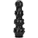 9.84in 13.38in 13.78in 15.74in Big Black Beads Butt Plug Dildo
