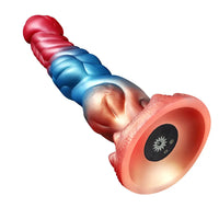 9.84in Automatic Vibrating Telescopic Heating Shock Monster Remote Dildo