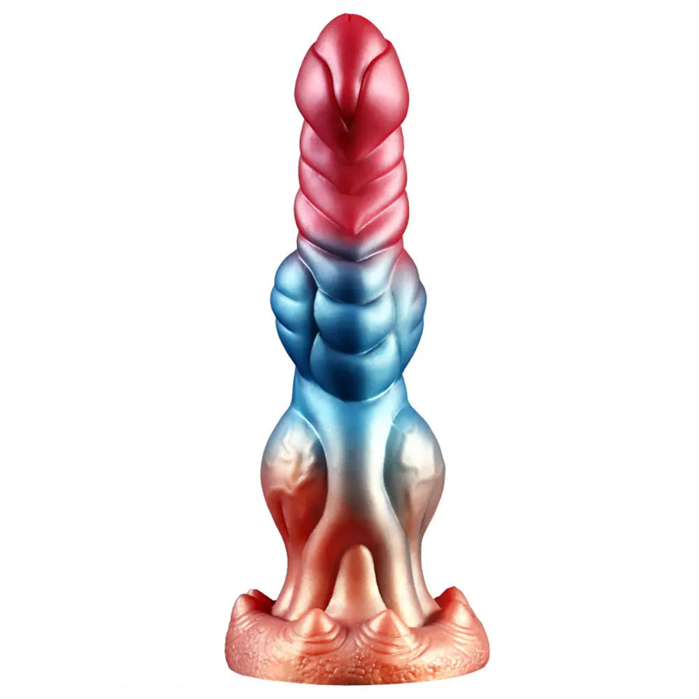 9.84in Automatic Vibrating Telescopic Heating Shock Monster Remote Dildo