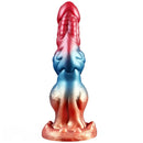 9.84in Automatic Vibrating Telescopic Heating Shock Monster Remote Dildo