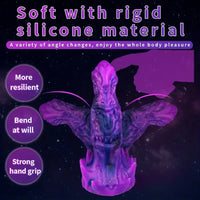 9.84in Big Fantasy Monster Silicone Soft Dildo For Prostate Vaginal Massage