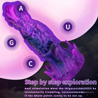 9.84in Big Fantasy Monster Silicone Soft Dildo For Prostate Vaginal Massage