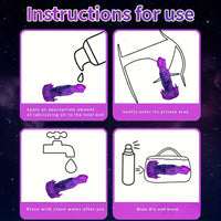 9.84in Big Fantasy Monster Silicone Soft Dildo For Prostate Vaginal Massage