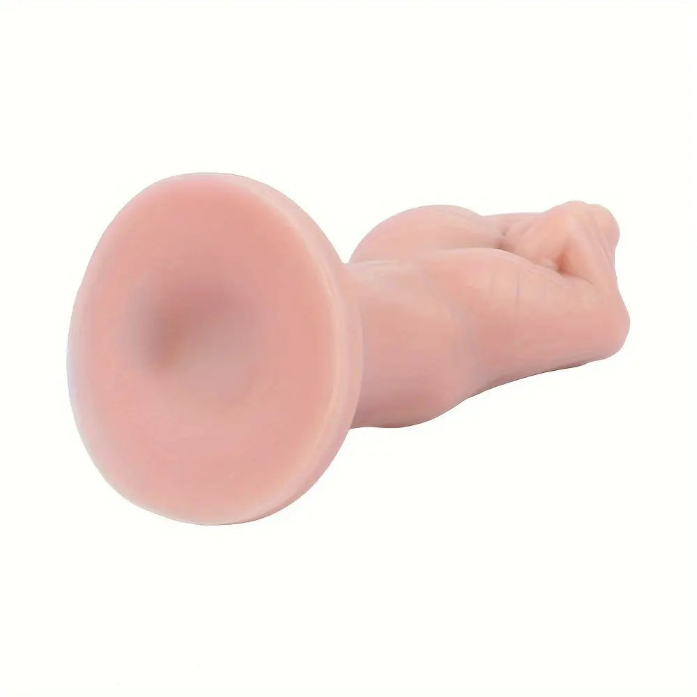 9.84in Big Fist Anal Plug Skin Color Dildo For Women with Strong Suction Cup